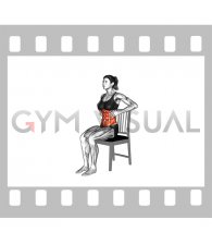 Sitting Lateral Costal Breathing (female)