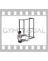 Band One Arm Seated Delt Row (female)