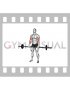 Barbell Fat Bar Reverse Curl (male)