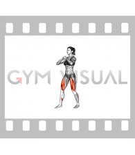Semitandem Squat (female)