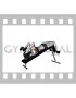 Dumbbell Decline Triceps Extension (female)