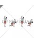 Dumbbell Narrow Squat Lunge (male)