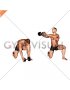 Dumbbell Half Kneeling Thor Lift (male)