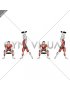 Weighted Plate Side-up Squat