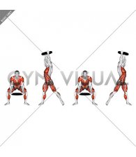 Weighted Plate Side-up Squat