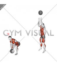 Medicine Ball Overhead Toss (male)