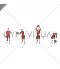 Medicine Ball Overhead Slam Circle (male)