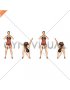 Standing Bend Alternating Toe Touch (female)