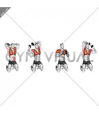 Dumbbell Kneeling Around Head Rotation