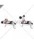 EZ Barbell Lying Triceps Extension (male)