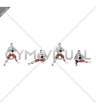 Kettlebell Cossack Squat (male)