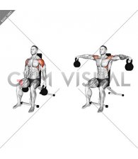 Kettlebell Seated Lateral Raise