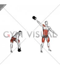 Kettlebell Side Swing (male)