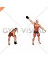 Kettlebell Side Swing (male)