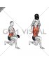 Dumbbell Kneeling Twist Down-up Raise (male)
