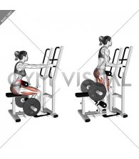 Lever Standing Hip Thrust (female)