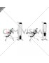 Cable Lying Incline Side Leg Raise (female)