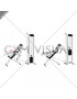Cable Lying Incline Single Leg Kickback (female)