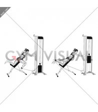 Cable Lying Incline Single Leg Kickback (female)