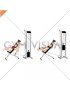 Cable Lying Incline Single Leg Kickback (female)