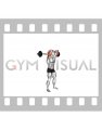 Barbell Standing Overhead Triceps Extension