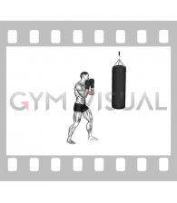 Boxing Jab (with bag and gloves)