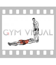 Assisted Lying Leg Raise With Lateral Throw Down