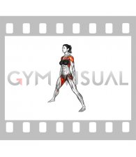 Wide legged Forward Bend Prasarita Padottanasana (female)