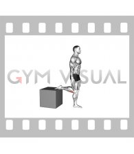 Raised Foot Shin Stretch
