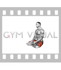 Sitting Crossed Legs Forward Bending (male)