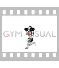 Dumbbell Half Kneeling Military Press