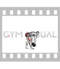Dumbbell Staggered Stance Romanian Deadlift
