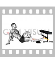 Resistance Band Sitting Floor Tibialis Press