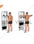 Lever Standing Lateral Raise (male)