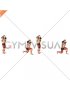 Weighted Sandbag Forward Lunge (male)