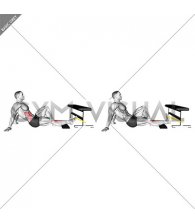 Resistance Band Sitting Floor Tibialis Press