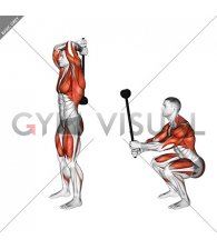 Weighted Steel Mace Squat (male)