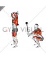 Weighted Steel Mace Squat (male)