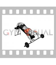 Barbell Decline Wide Grip Pullover