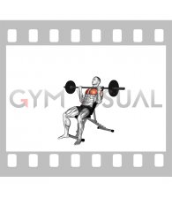 Barbell Incline Reverse Grip Press