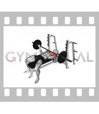 Barbell Wide Reverse Grip Bench Press