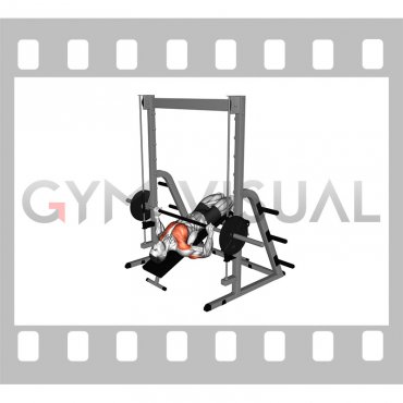Smith Wide Grip Decline Bench Press