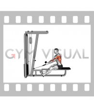 Cable Rope Elevated Seated Row