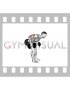 Dumbbell Standing Bent Over Two Arm Triceps Extension