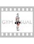 Dumbbell Rear Lunge Biceps Curl (male)