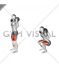 Weighted Sandbag Squat (male)
