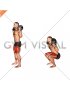 Weighted Sandbag Squat (male)