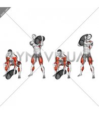 Weighted Sandbag Shouldering (male)