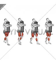 Weighted Sandbag Carry (Bear Hug) (male)
