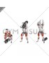 Weighted Sandbag Over the Shoulder Toss (male)
